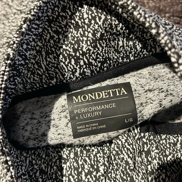 Mondatta Performance Luxury 3/4 Zip pullover sweatshirt  Sz L - Picture 3 of 12